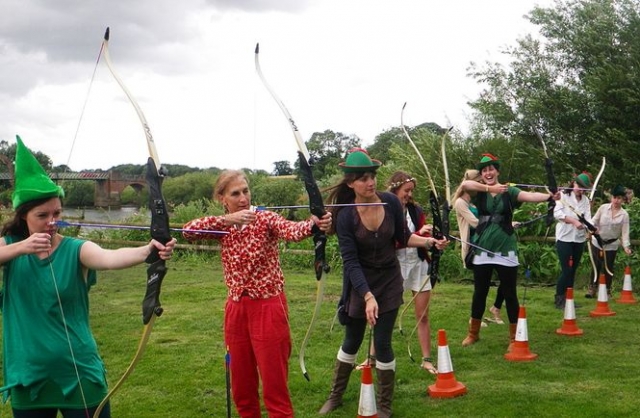 Hen do archery session